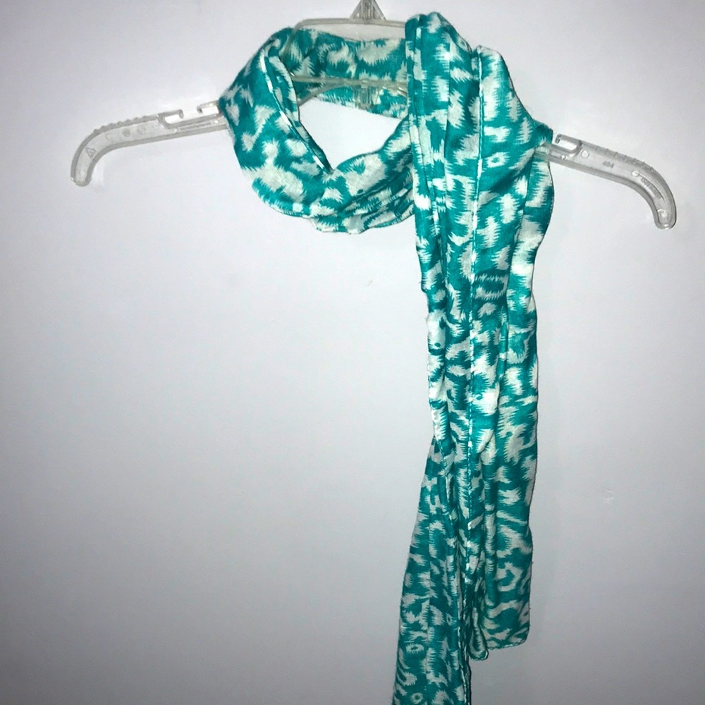 Teal scarf